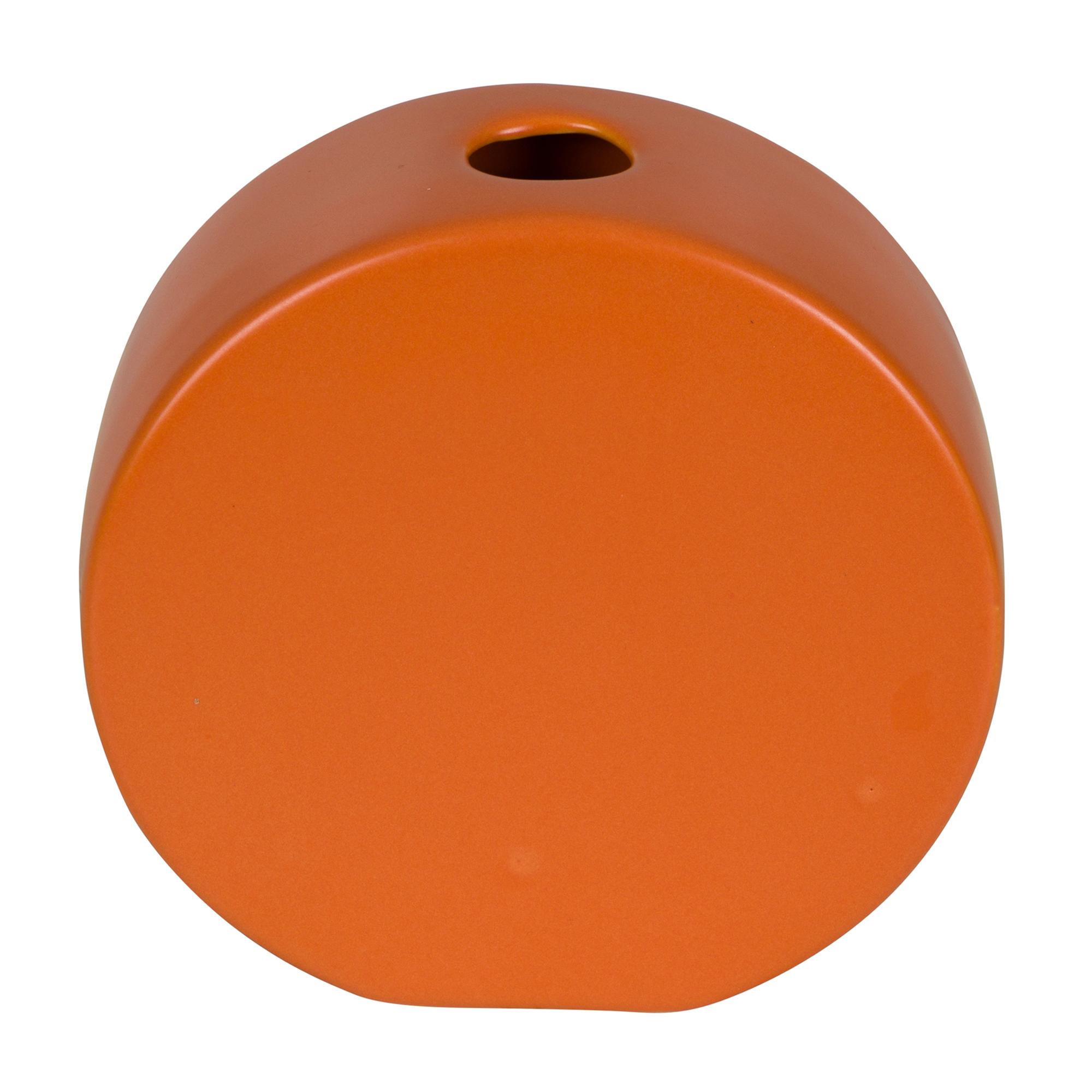 Vaso Geoway Circle — Terracota · 12 cm